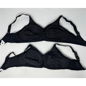 Classique NWoT Wireless Pocket Bra 38B 772E Post Mastectomy Surgery Black